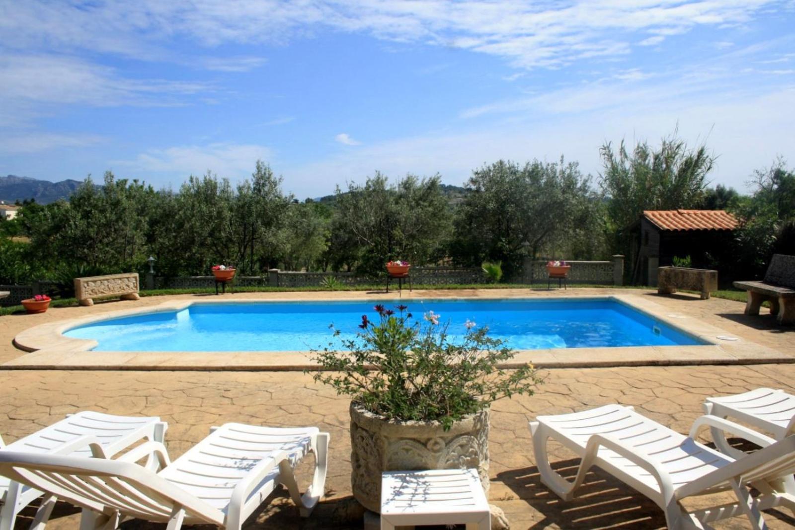 Finca Con Piscina Es Blanquer Guest House Exterior photo